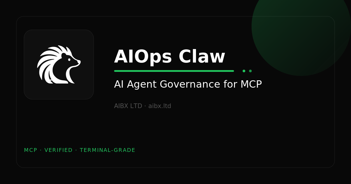 AIOps Claw social card