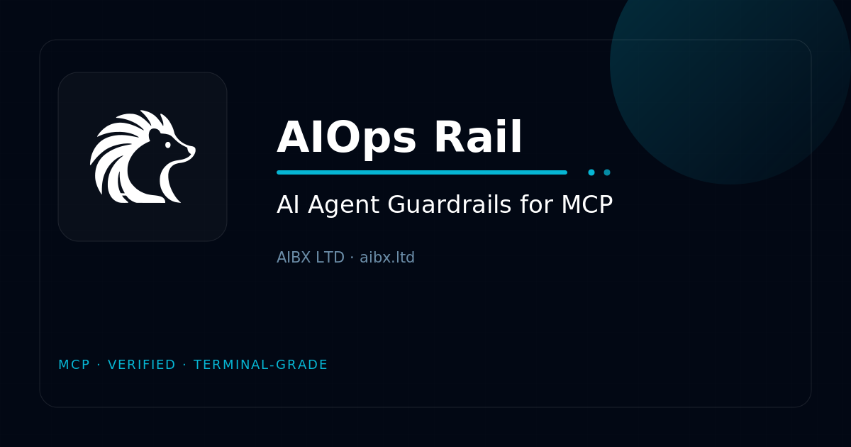 AIOps Rail social card